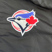F- Vintage Jeff Hamilton Toronto Blue Jays MLB Reversible Bomber Style Jacket