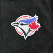F- Vintage Jeff Hamilton Toronto Blue Jays MLB Reversible Bomber Style Jacket