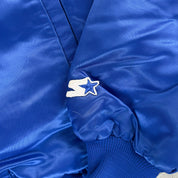 F- Vintage New York Giants NFL Starter Authentic Satin Bomber Jacket