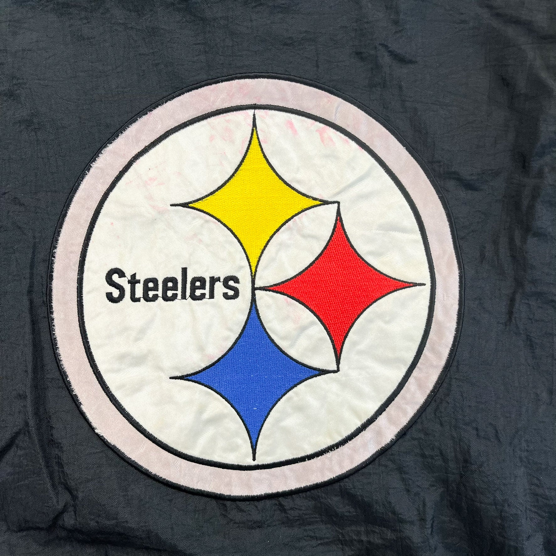 F- Vintage Pittsburgh Steelers NFL Experience Pro Player Winter Jacket