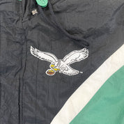 F- Vintage Philadelphia Eagles NFL Apex One Hooded Winter Jacket