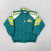 F- Vintage Green Bay Packers NFL Starter Winter Jacket