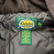 F- Vintage Cabela's Real Tree Camo Hooded Bomber Jacket