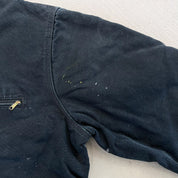 F- Vintage Carhartt Detroit Insulated Black Made In USA Work Jacket