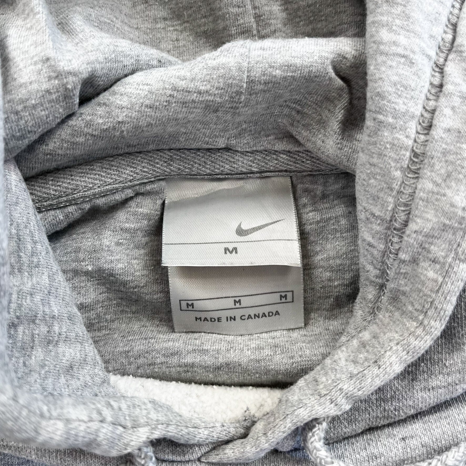 F- Vintage Nike Embroidered Text & Swoosh Hoodie