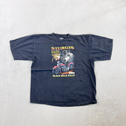 F- Vintage '05 Sturgis Black Hills Rally Legends Never Die Tee