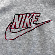 F- Vintage Nike Embroidered Text & Swoosh Hoodie