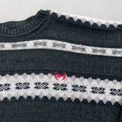 F- Vintage Phat Farm Patterned Knit Sweater