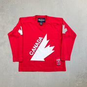 F- Vintage '94 Team Hockey Canada Roger Edwards Knit Sweater
