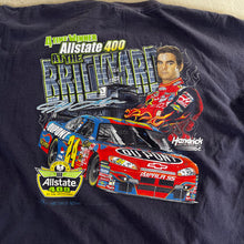 Load image into Gallery viewer, F- 2008 Nascar Chase Authentic Jeff Gordon All State 400 Text &amp; Picture Tee
