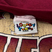 F- Vintage '96 Looney Tunes & University Of Minnesota Gophers Crewneck