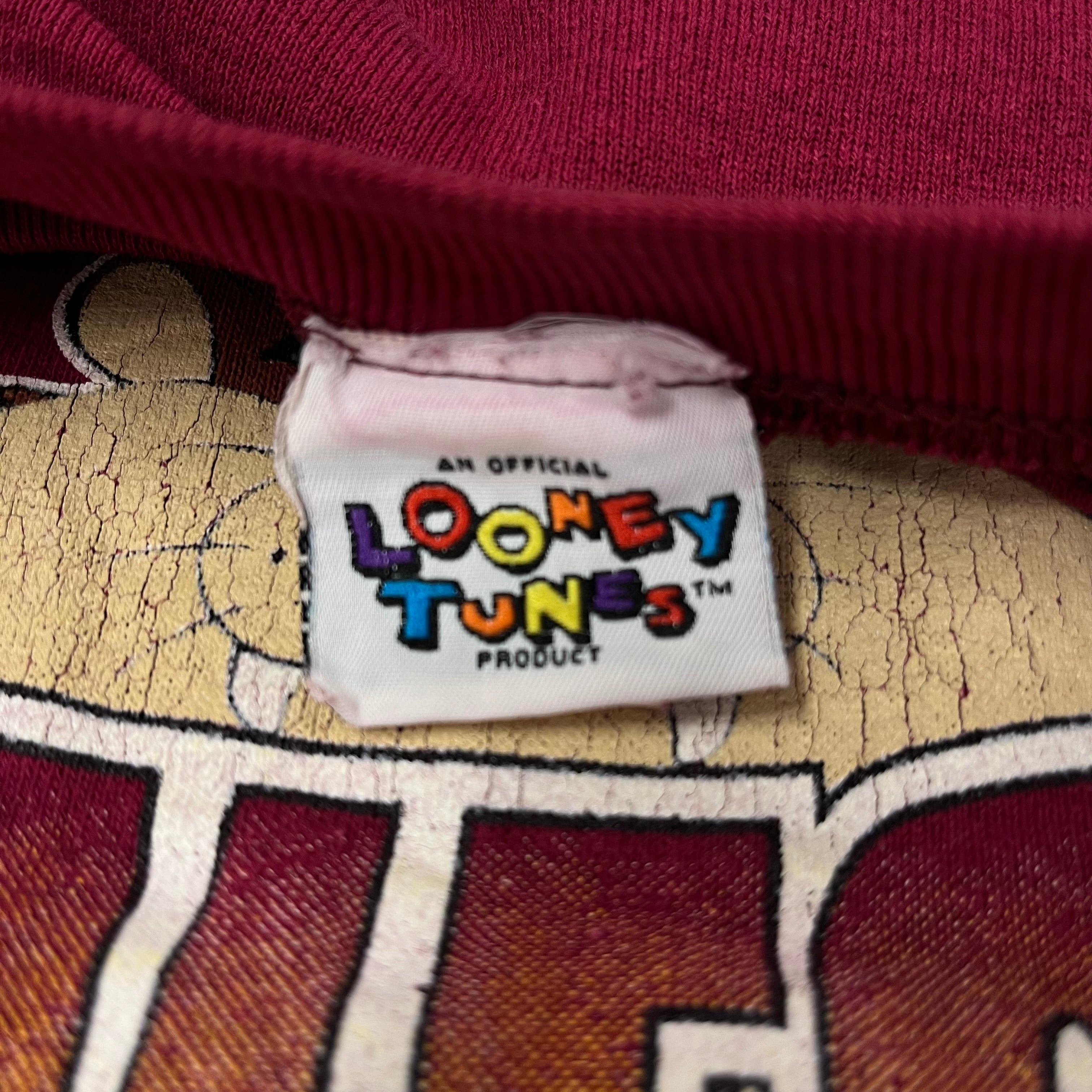 F- Vintage '96 Looney Tunes & University Of Minnesota Gophers Crewneck
