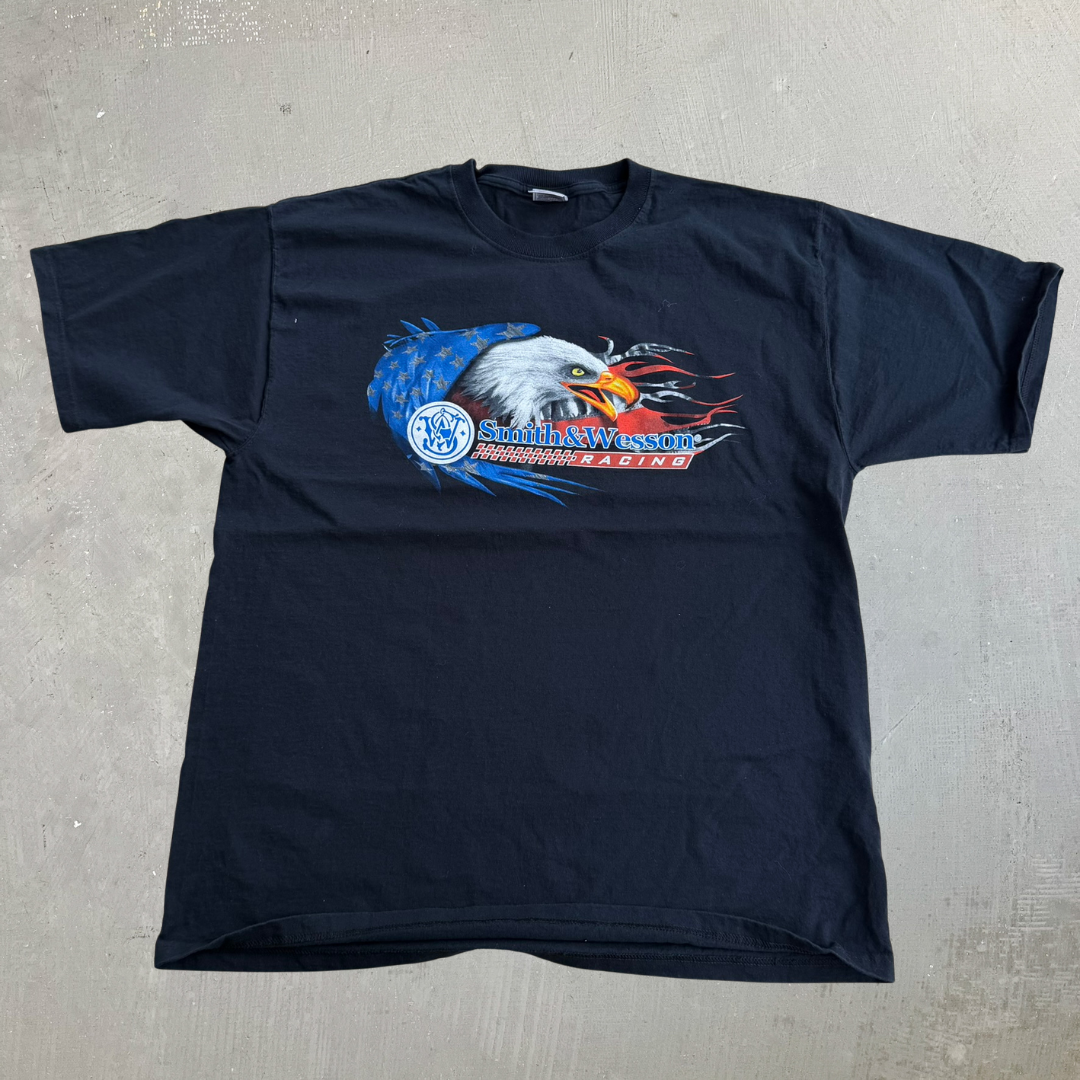 J- Vintage Nascar Smith & Wesson Racing Graphic Tee - XL