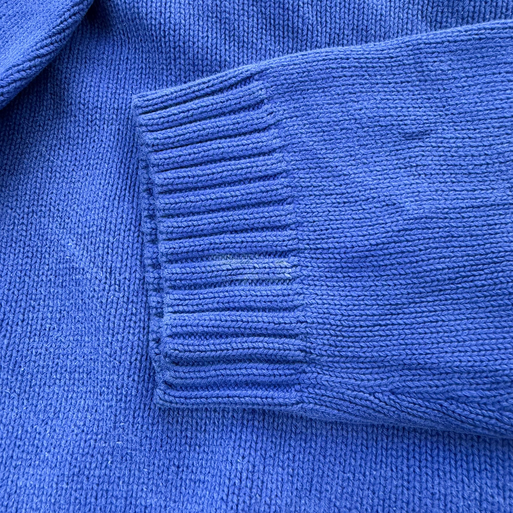 F- Vintage 90s Lauren By Ralph Lauren Womens Quarter Zip Knit Sweater - XL