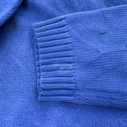 F- Vintage 90s Lauren By Ralph Lauren Womens Quarter Zip Knit Sweater - XL