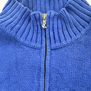 F- Vintage 90s Lauren By Ralph Lauren Womens Quarter Zip Knit Sweater - XL