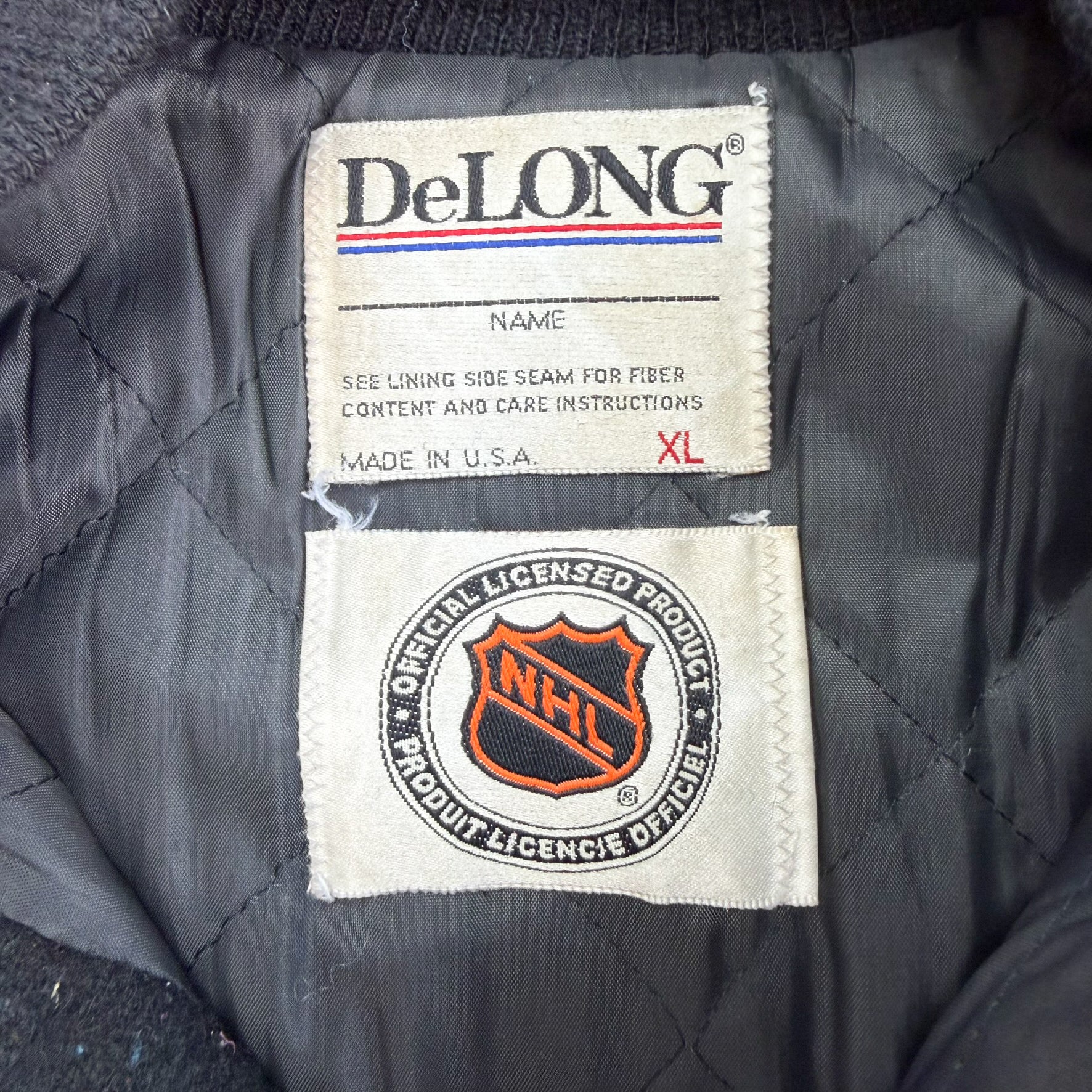 F- Vintage Los Angeles Kings NHL Made In USA Varsity Jacket - XL