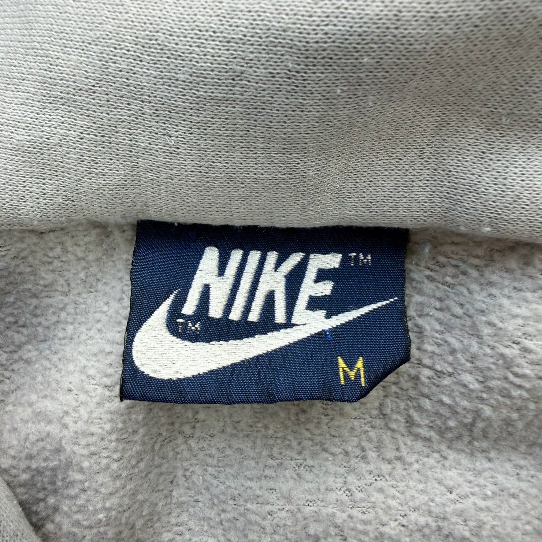 F- Vintage 80s Nike Zip Up Sweatshirt Track Jacket - M