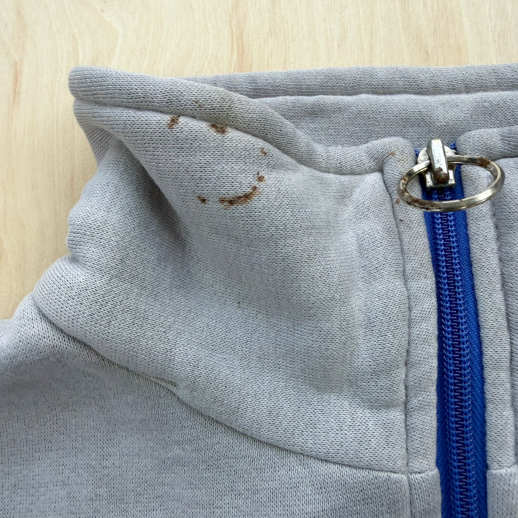 F- Vintage 80s Nike Zip Up Sweatshirt Track Jacket - M