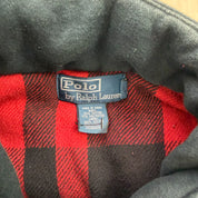 F- Vintage 90s Polo Ralph Lauren Plaid Winter Vest - XL