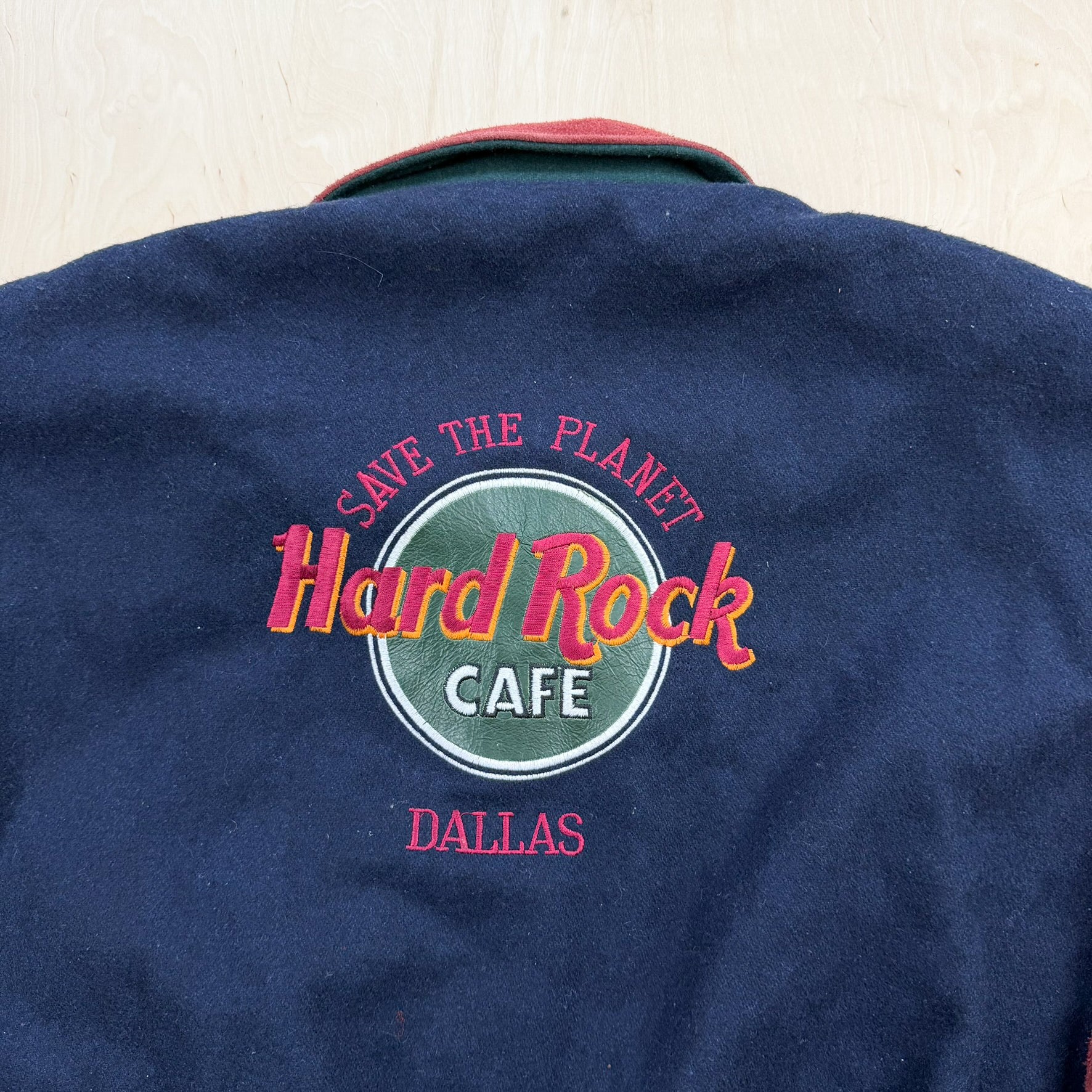 F- Vintage Hard Rock Cafe Dallas Varsity Jacket - 2XL