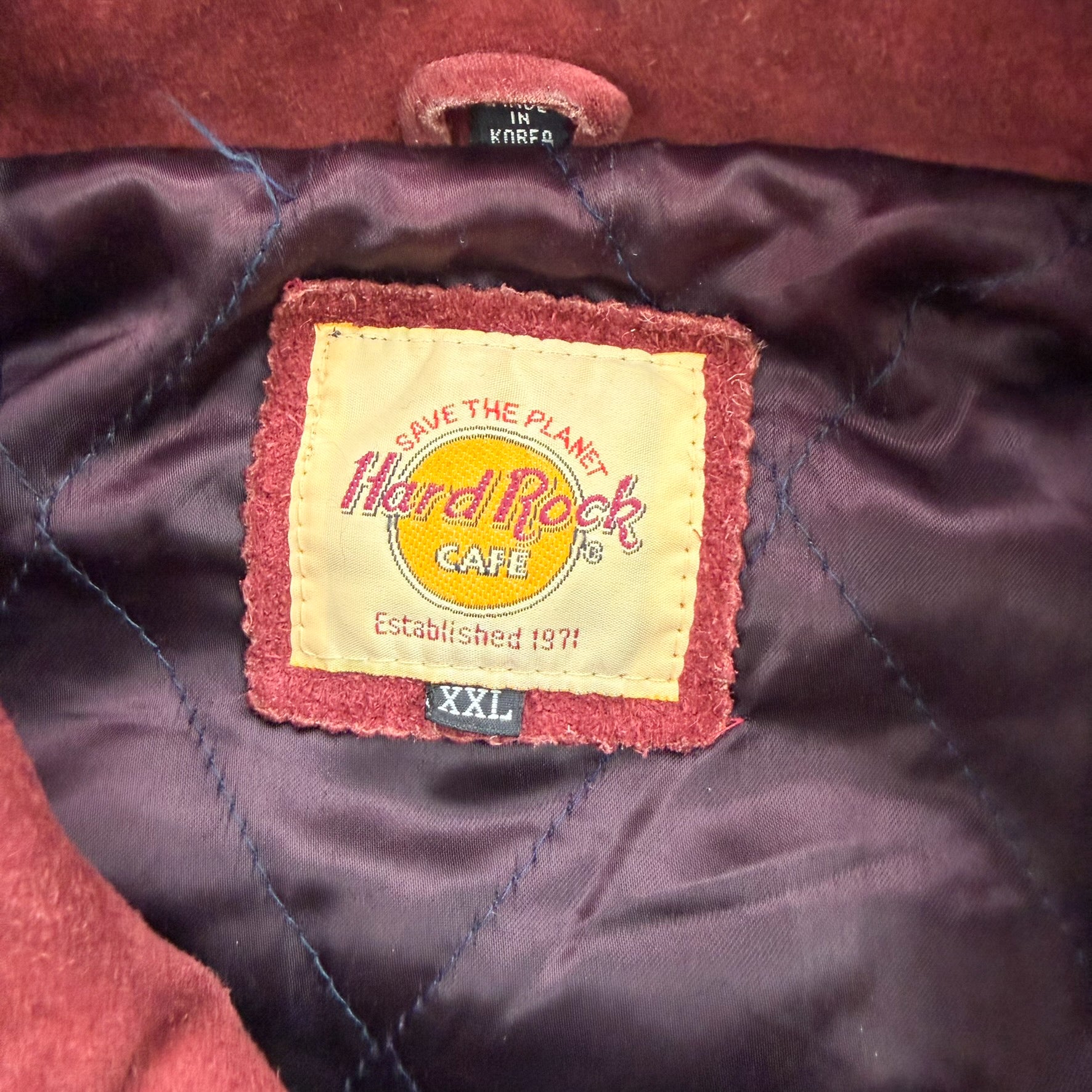 F- Vintage Hard Rock Cafe Dallas Varsity Jacket - 2XL