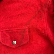 F- Vintage 90s Polo Ralph Lauren Wool Zip Up Pea Coat Jacket - M