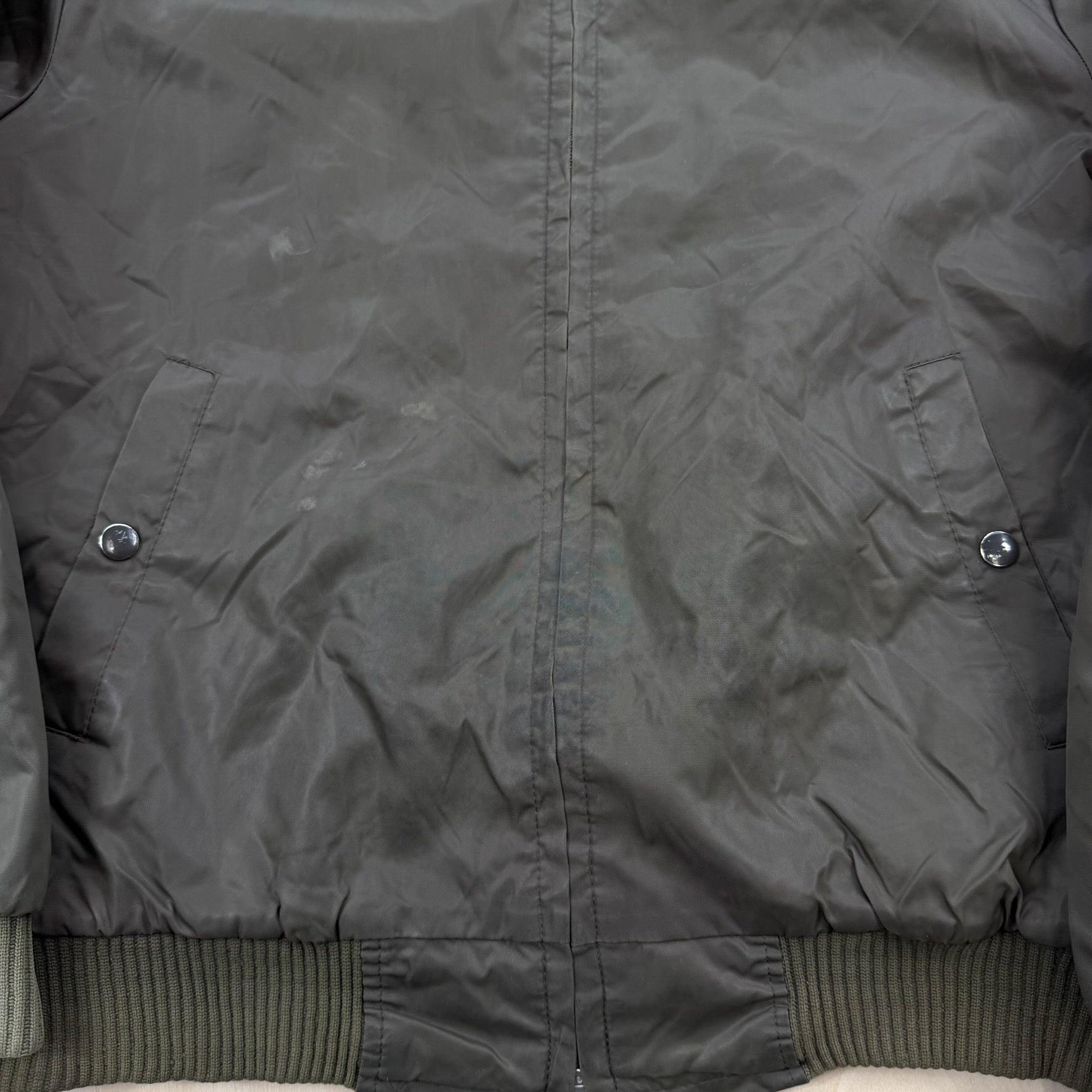 F- Vintage Sears Work Leisure Made In Japan Bomber Jacket - M