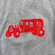 F- Vintage Molson Beer Truck Made In USA Varsity Jacket - M