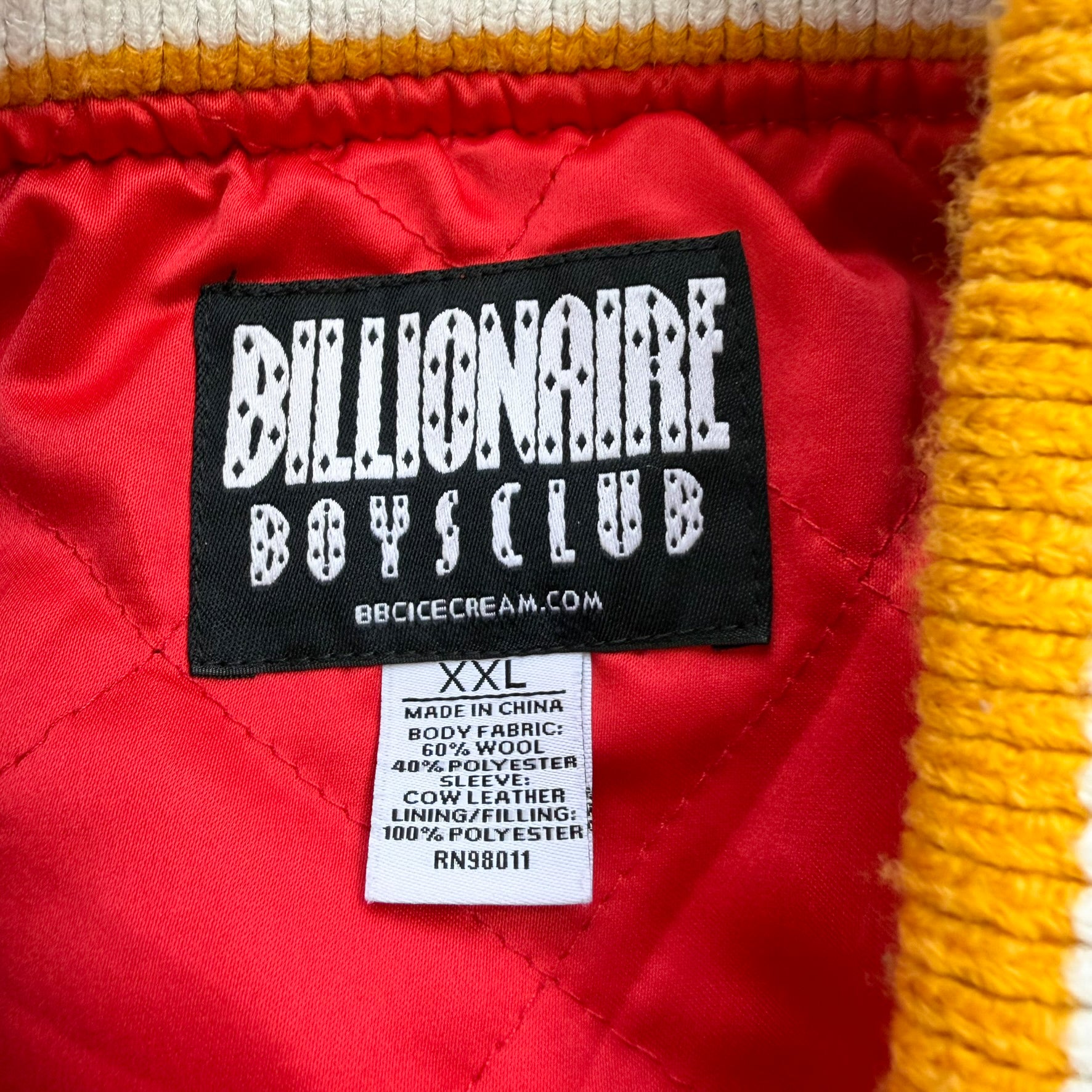 F- Billionaire Boys Club Spacemkan Varsity Jacket - 2XL