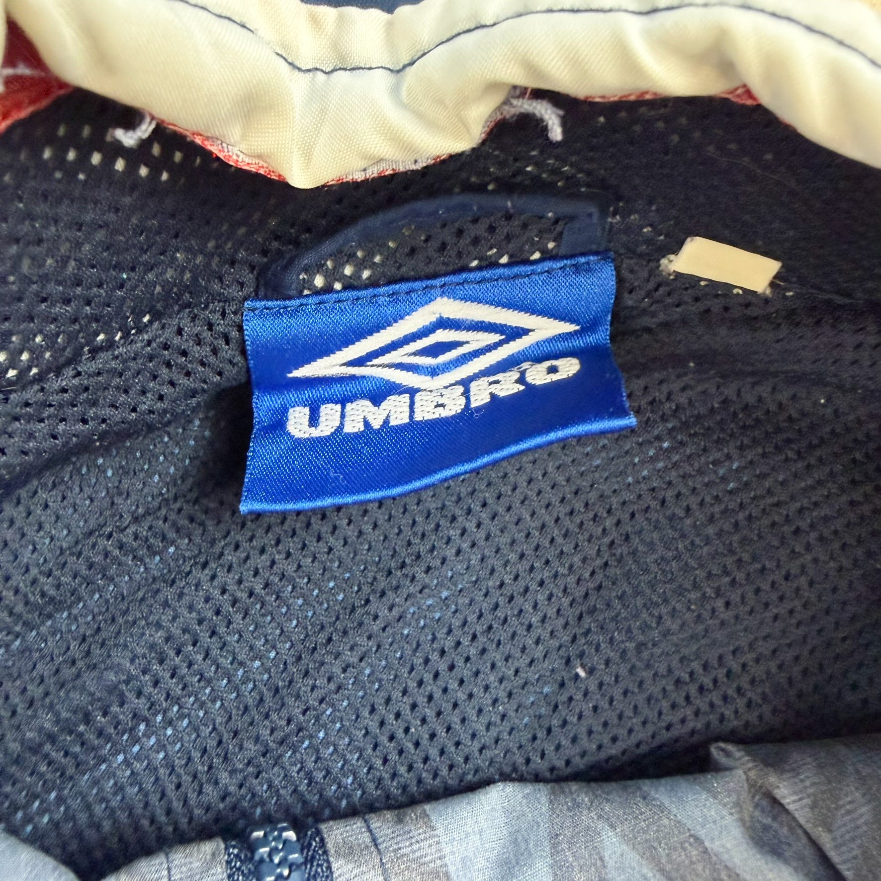 F- Vintage Umbro England Football Team Lightweight Jacket - XL