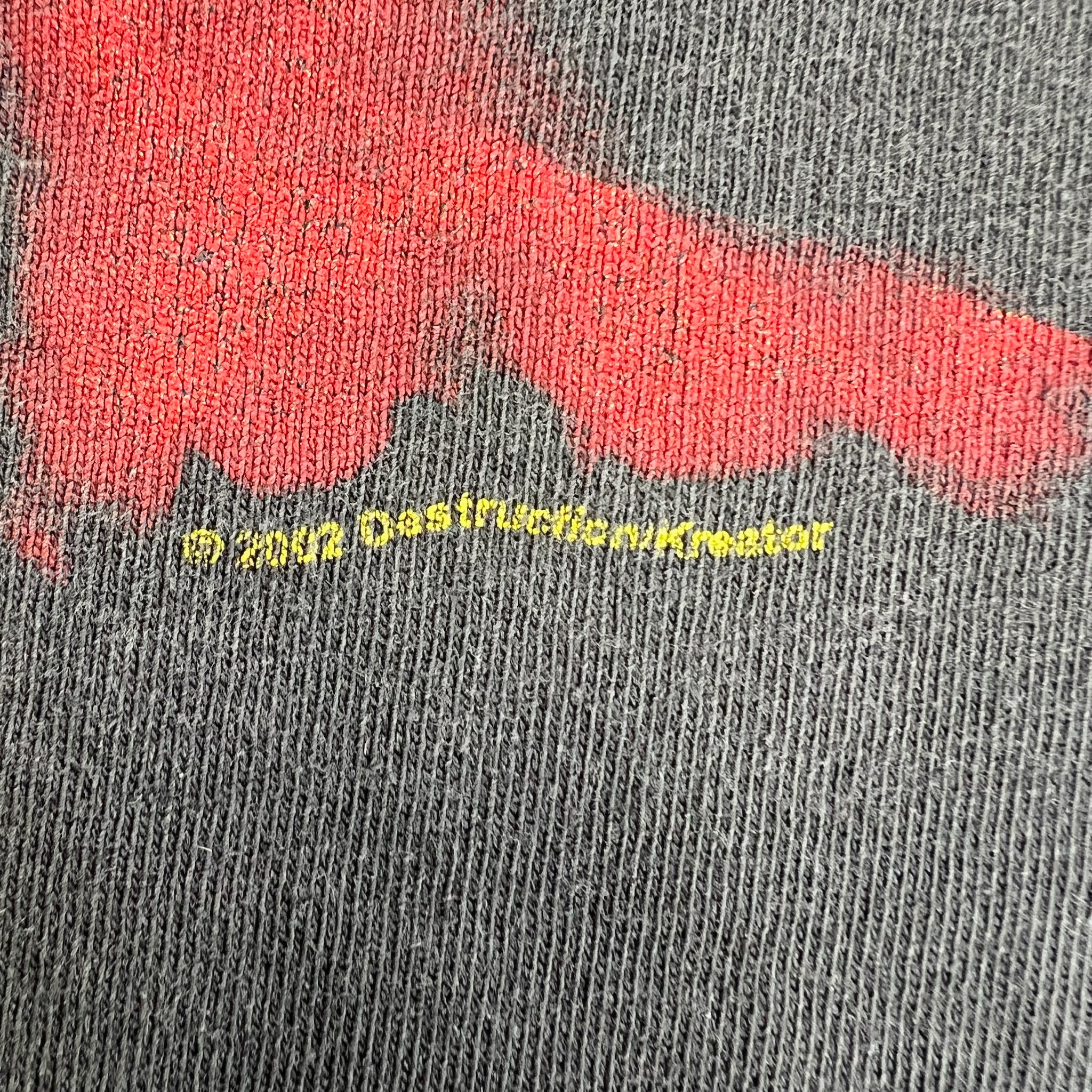 F- '02 Destruction Kreator Hell Comes To Your Town Tour Tee - XL