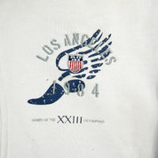 F- Vintage Dead Stock Olympic Museum Collection '84 Los Angeles American Replica Zip Up Track Jacket - M