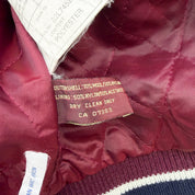 J- Vintage 90s Chaps Ralph Lauren Embroidered Patch Varsity Jacket - M