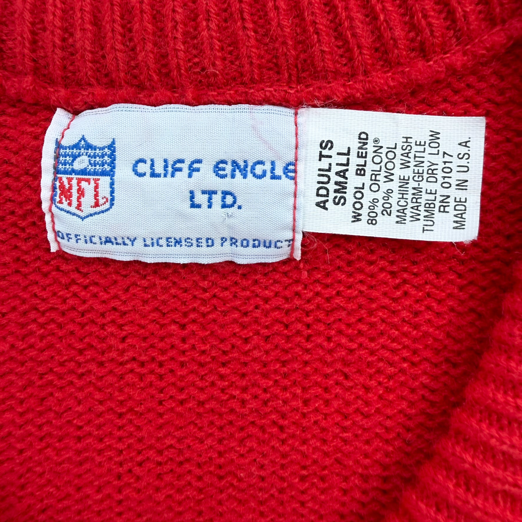 J- Vintage San Francisco 49ers NFL Wool Knit Sweater - S – HG VINTAGE