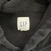 J- Gap Black Embroidered Text Hoodie - 2XL