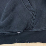 J- Gap Black Embroidered Text Hoodie - 2XL