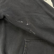J- Gap Black Embroidered Text Hoodie - 2XL