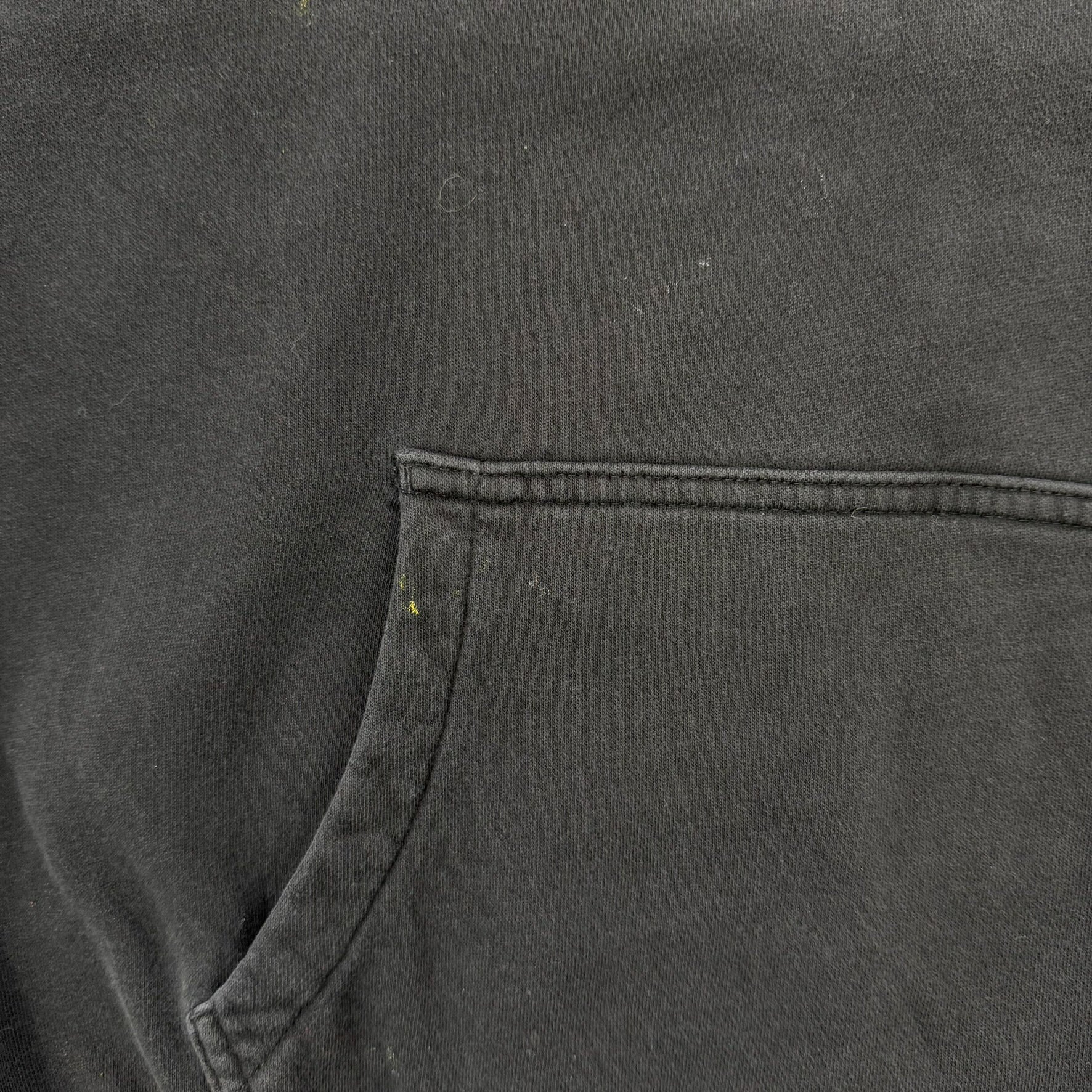 J- Gap Black Embroidered Text Hoodie - 2XL