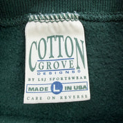 J- Vintage '94 Bald Eagle Text & Graphic Made In USA Crewneck - L