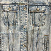 J- HOM AC/DC North American Tour Abercrombie Reworked Denim Jacket - XS