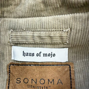 J- HOM Rolling Stones US Tongue Corduroy Collar Reworked Denim Jacket - L