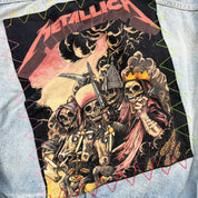 J- HOM Metallica The Four Horsemen Reworked Denim Jacket - S