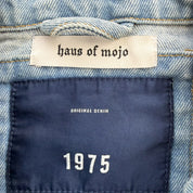 J- HOM Rolling Stones Logo & Flowers Reworked Denim Jacket - M