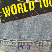 J- HOM Rolling Stones & Kiss Reworked Denim Jacket - M