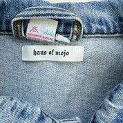 J- HOM Rolling Stones & Kiss Reworked Denim Jacket - M