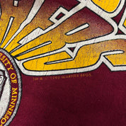 F- Vintage '96 Looney Tunes & University Of Minnesota Gophers Crewneck