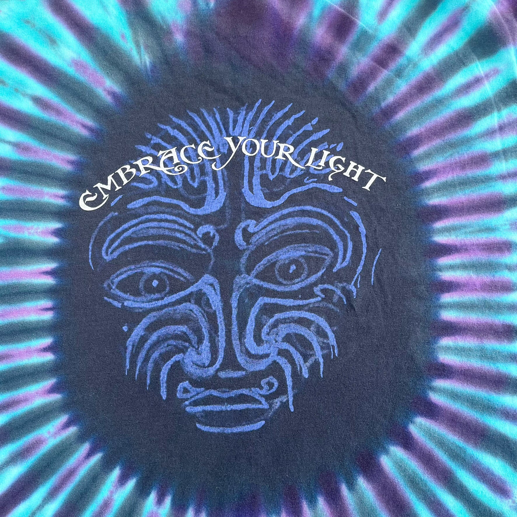 F- Vintage Santana Embrace Your Life Tie Dye Tee