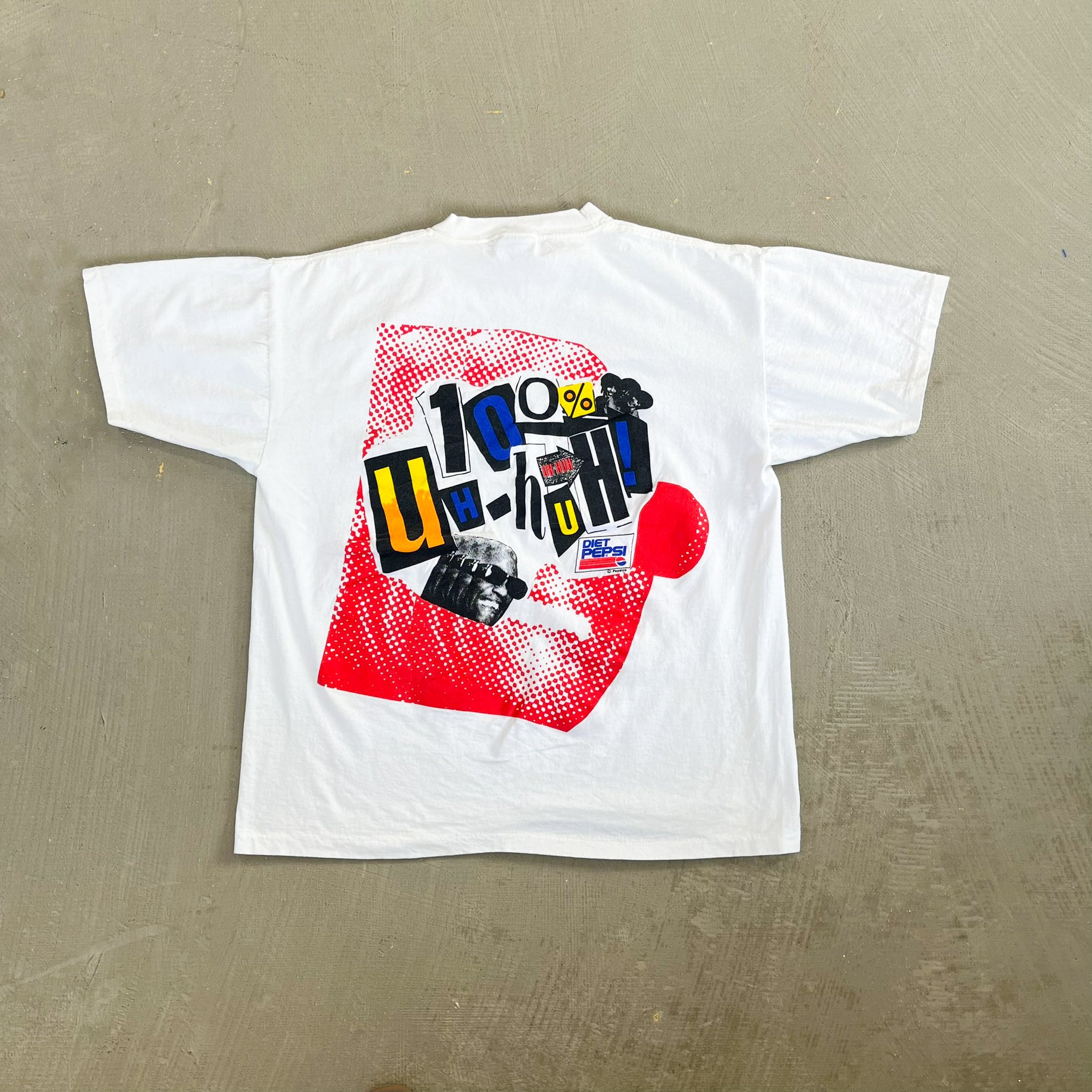 F- Vintage PepsiCo & Ray Charles Graphic Single Stitch Tee