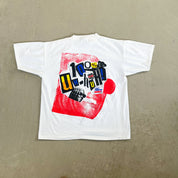F- Vintage PepsiCo & Ray Charles Graphic Single Stitch Tee